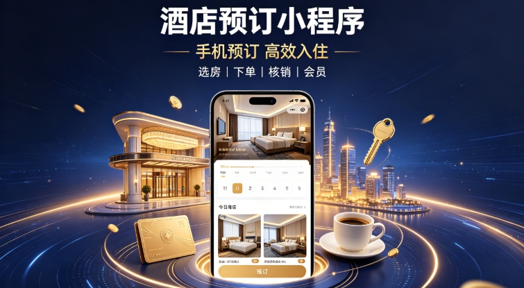 酒店自营预订小程序定制开发实战案例|ABpay钱包本地门店私域小程序开发运营全解析