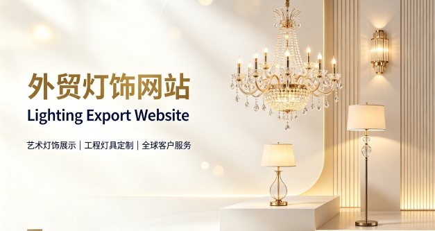 外贸灯饰独立站定制搭建实战案例｜ABpay钱包出口企业双语网站建设制作全流程解析